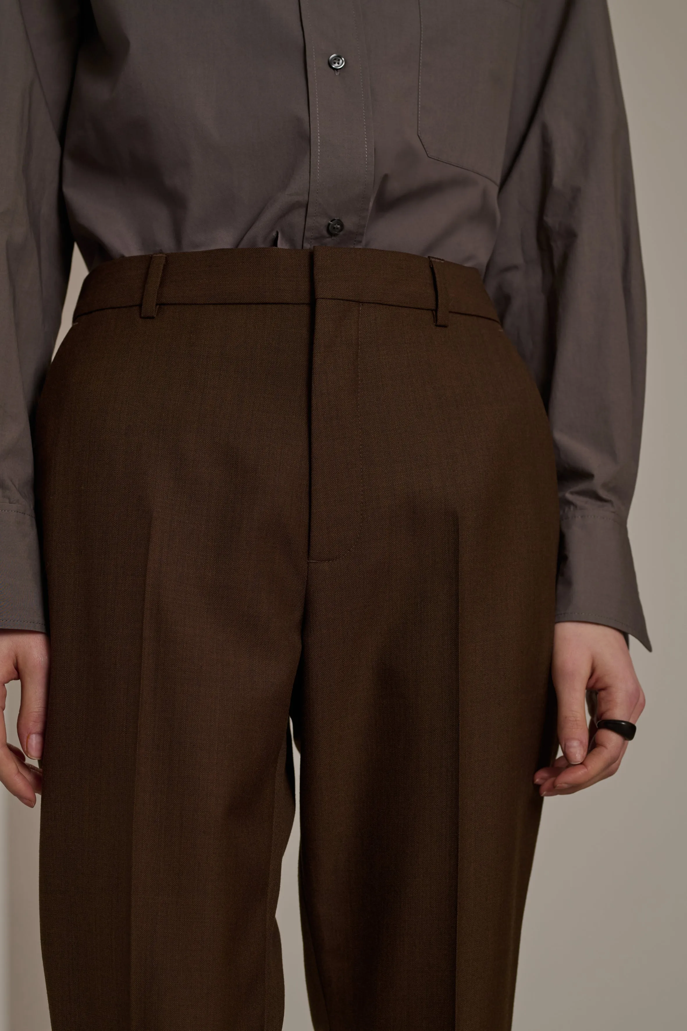 ADELE BROWN TROUSERS