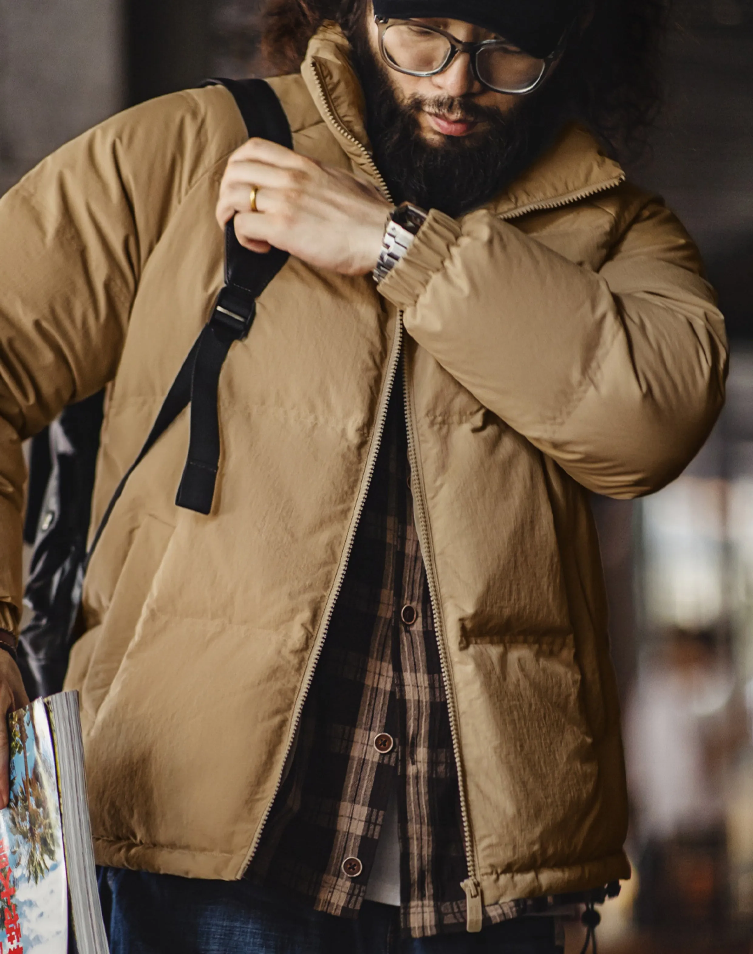 American Water Proof 90 White Duck Down Outdoor Warm Men's Jacket