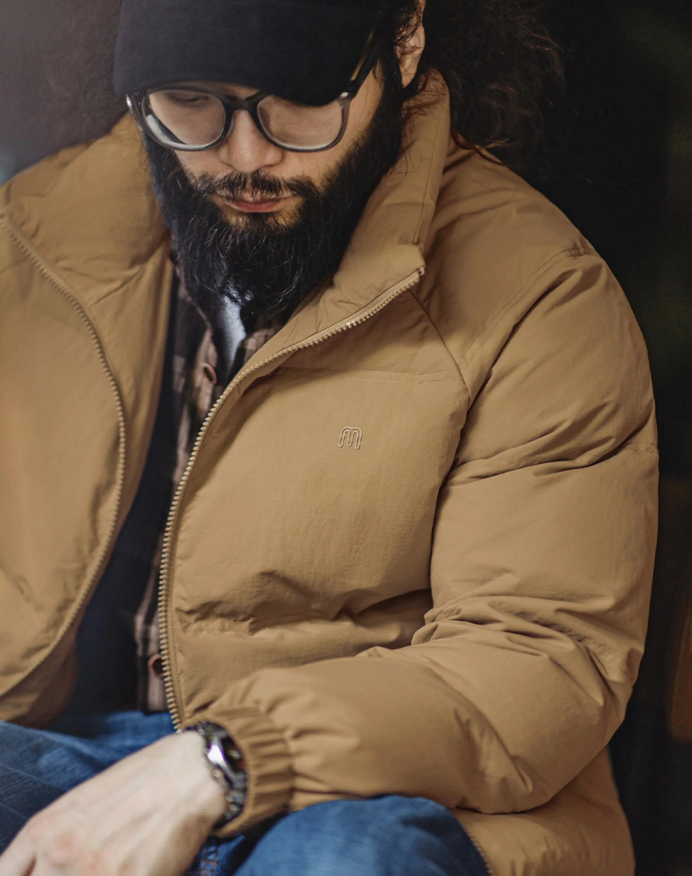 American Water Proof 90 White Duck Down Outdoor Warm Men's Jacket