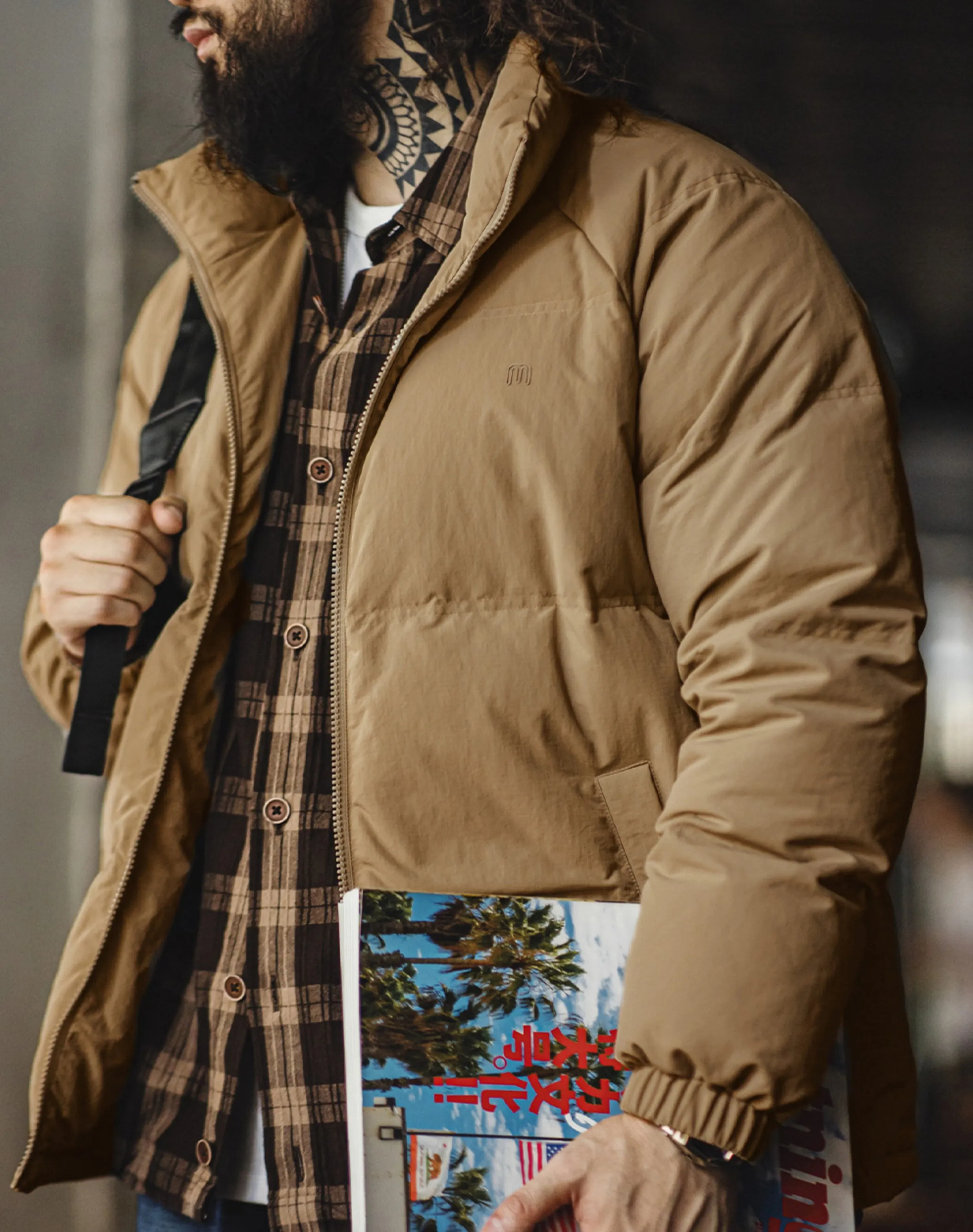 American Water Proof 90 White Duck Down Outdoor Warm Men's Jacket