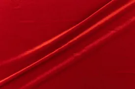 Apple Red Fashion Stretch Velvet Knit-Sold by the yard