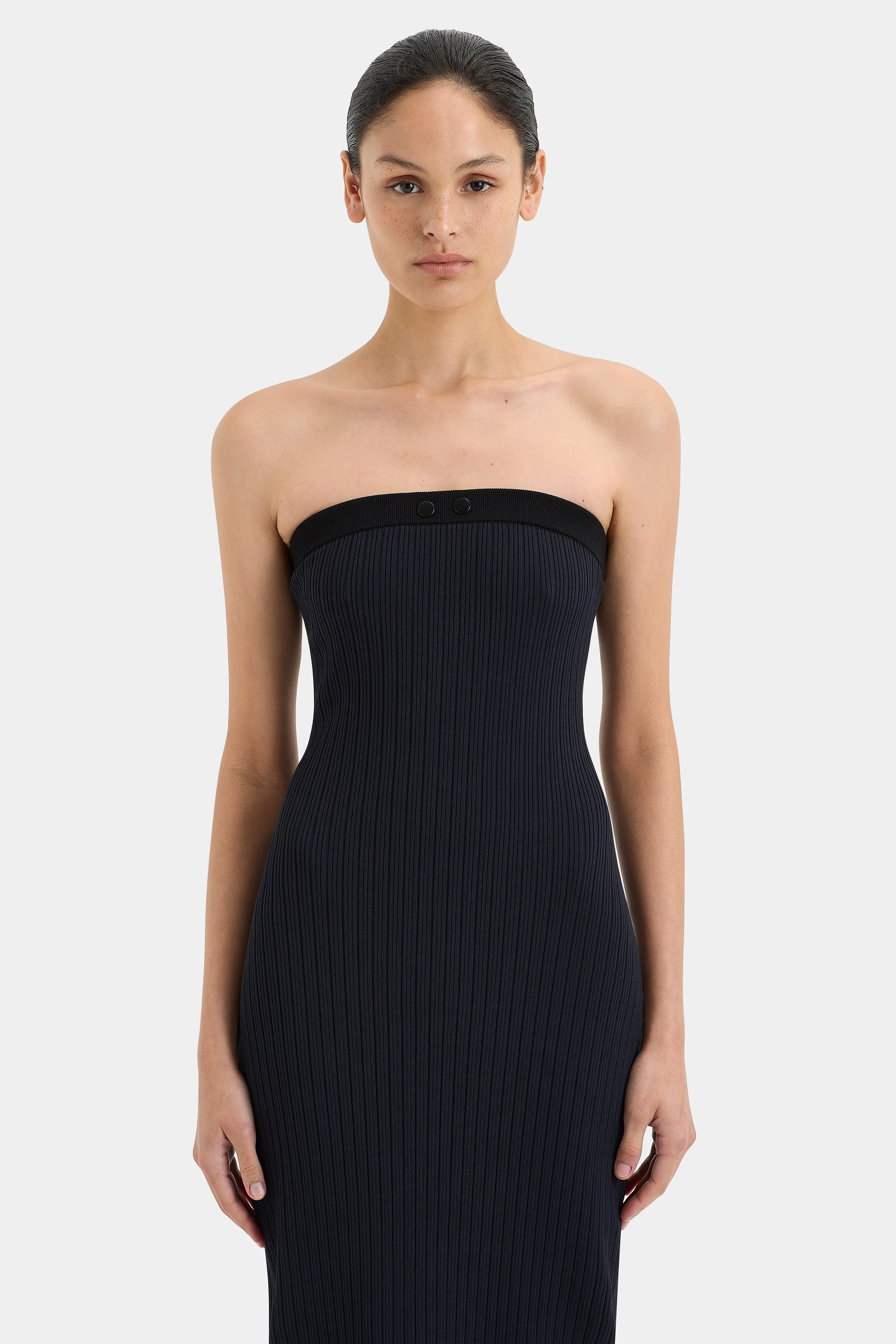 Arlo Strapless Midi Dress