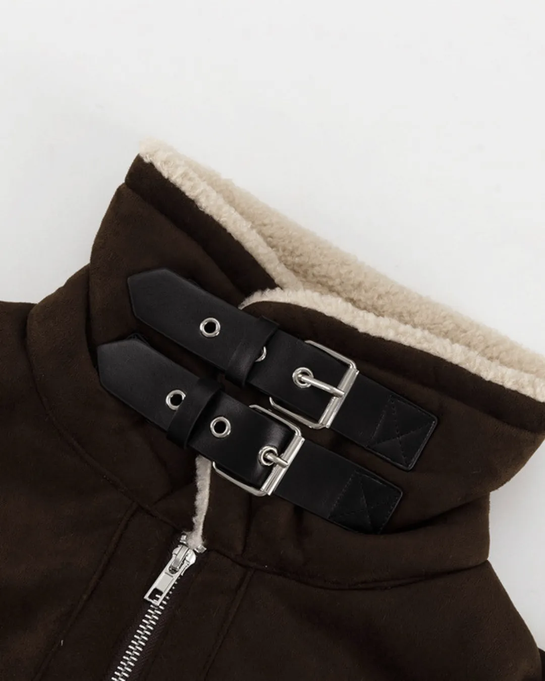 Banbury Sude & Shearling (schapenvacht) Jas - Winter Warmte & Stijl - Dames