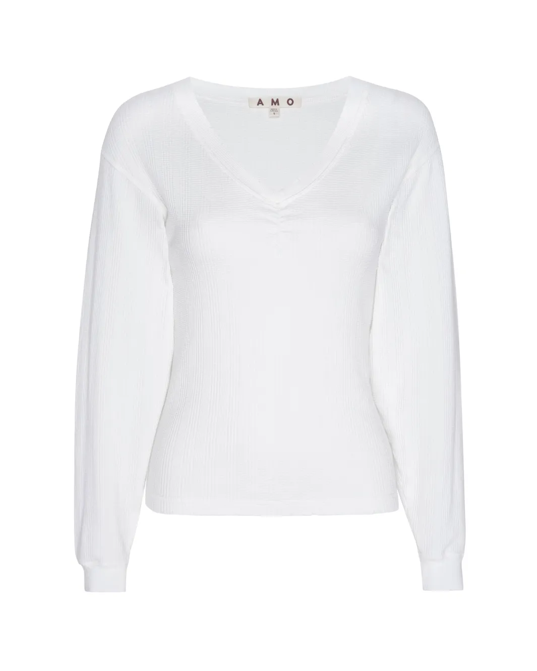 BEAU WAFFLE KNIT IN WHITE