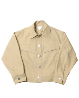 Boxy Button-Down Work Jacket
