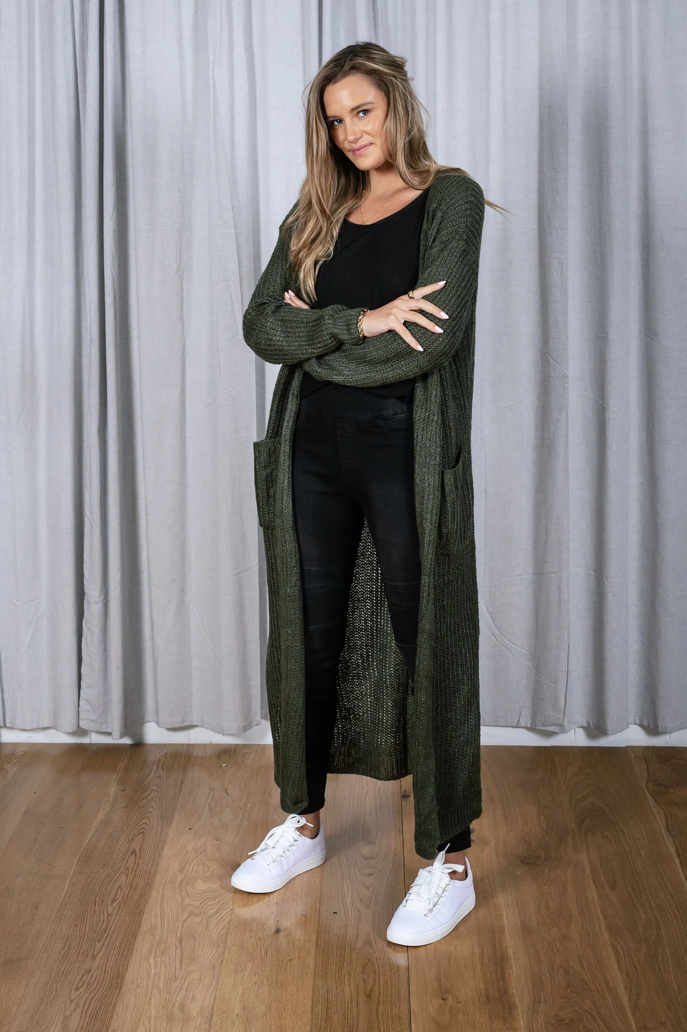 BROOKLYN LONGLINE CARDIGAN