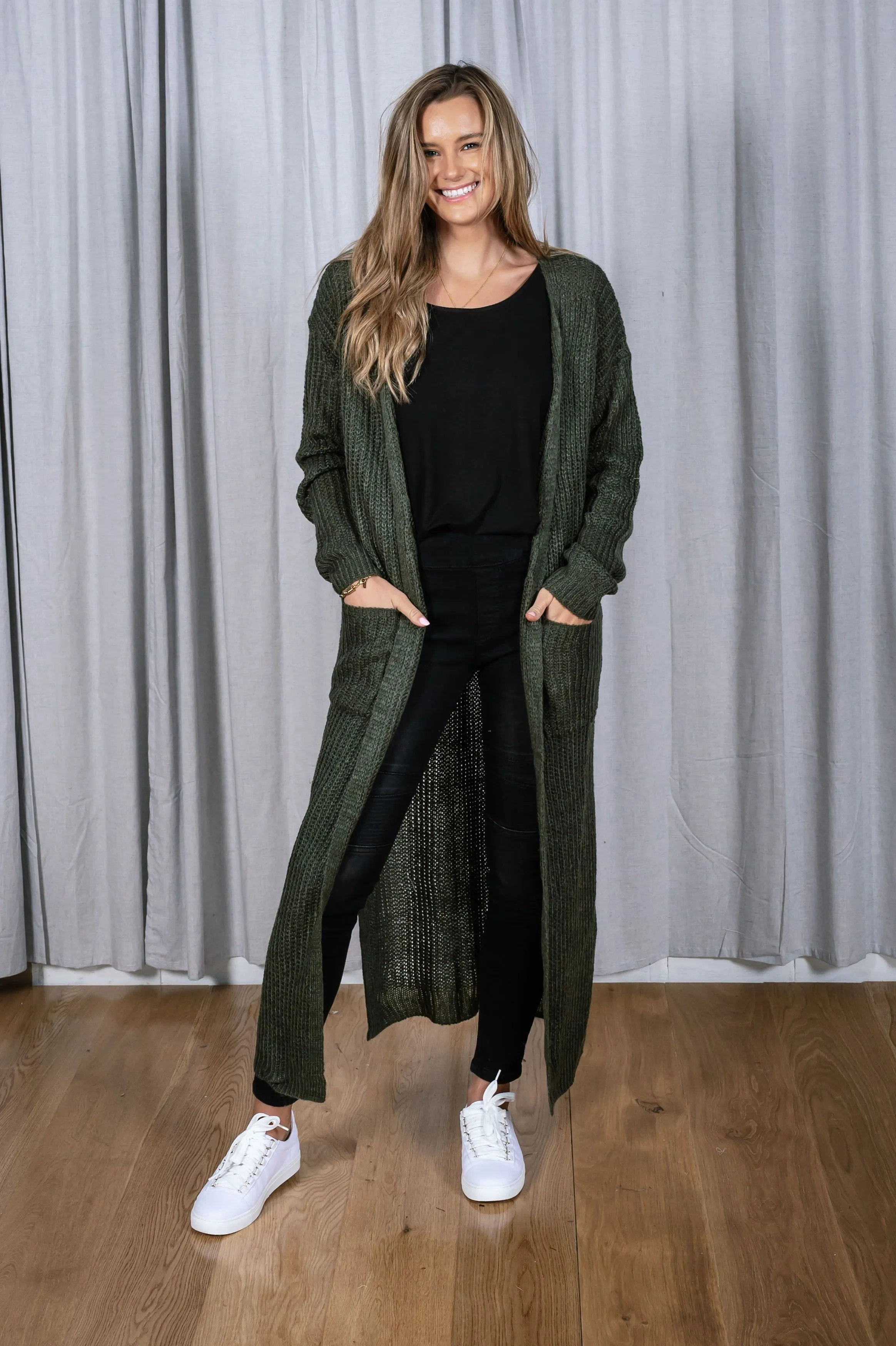 BROOKLYN LONGLINE CARDIGAN