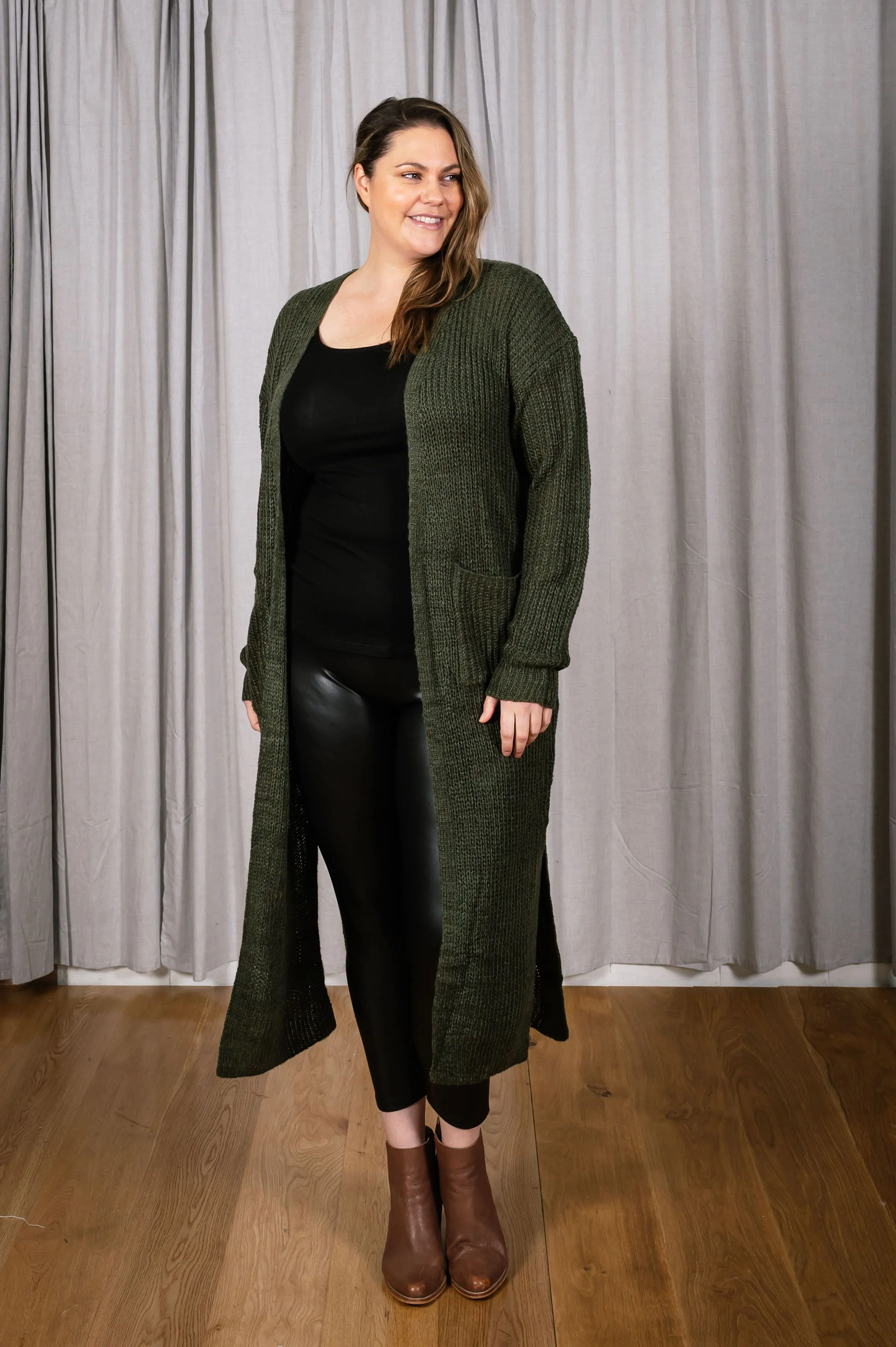 BROOKLYN LONGLINE CARDIGAN