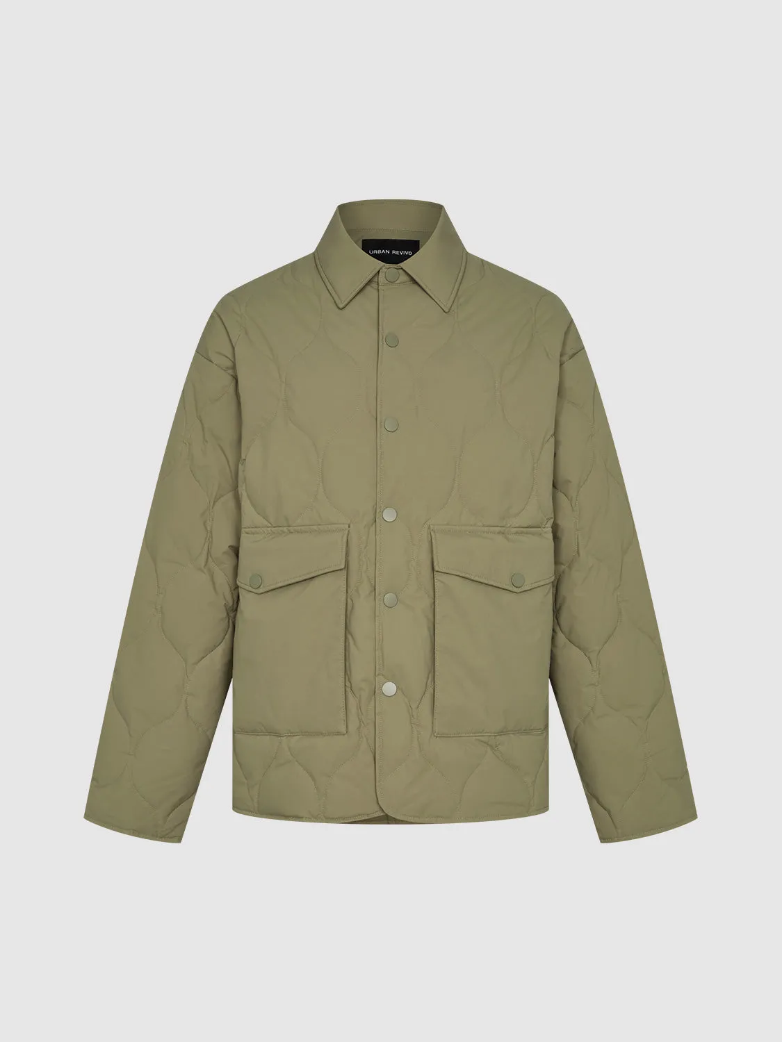 Button Up Loose Down Coats