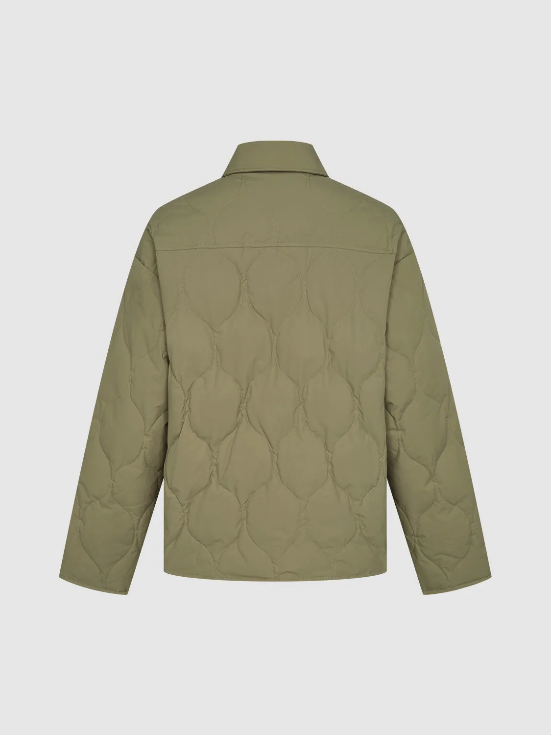 Button Up Loose Down Coats
