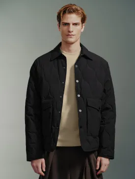 Button Up Loose Down Coats