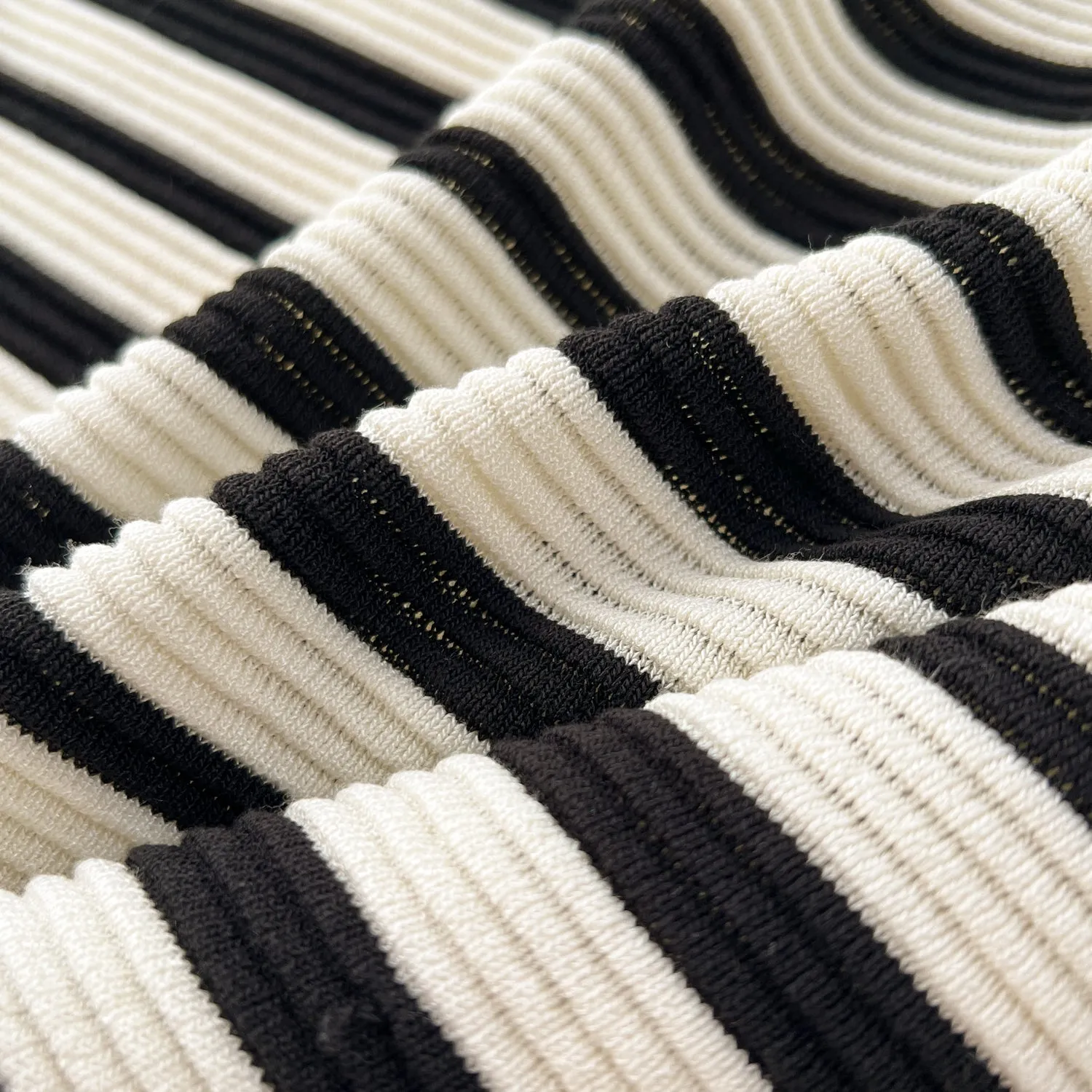 Color-block Striped Loose Knitted Dress