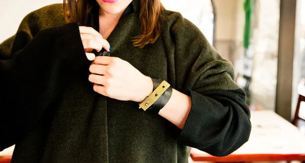COLOR-BLOCKED BELT BRACELET