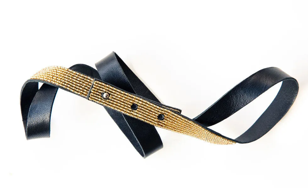 COLOR-BLOCKED BELT BRACELET