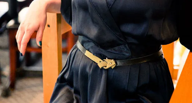 COLOR-BLOCKED BELT BRACELET