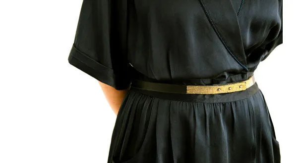 COLOR-BLOCKED BELT BRACELET