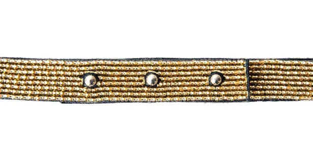 COLOR-BLOCKED BELT BRACELET
