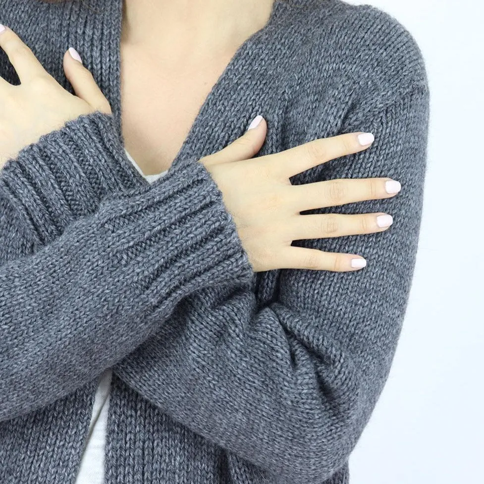 Easy Alpaca Blend Long Cardigan