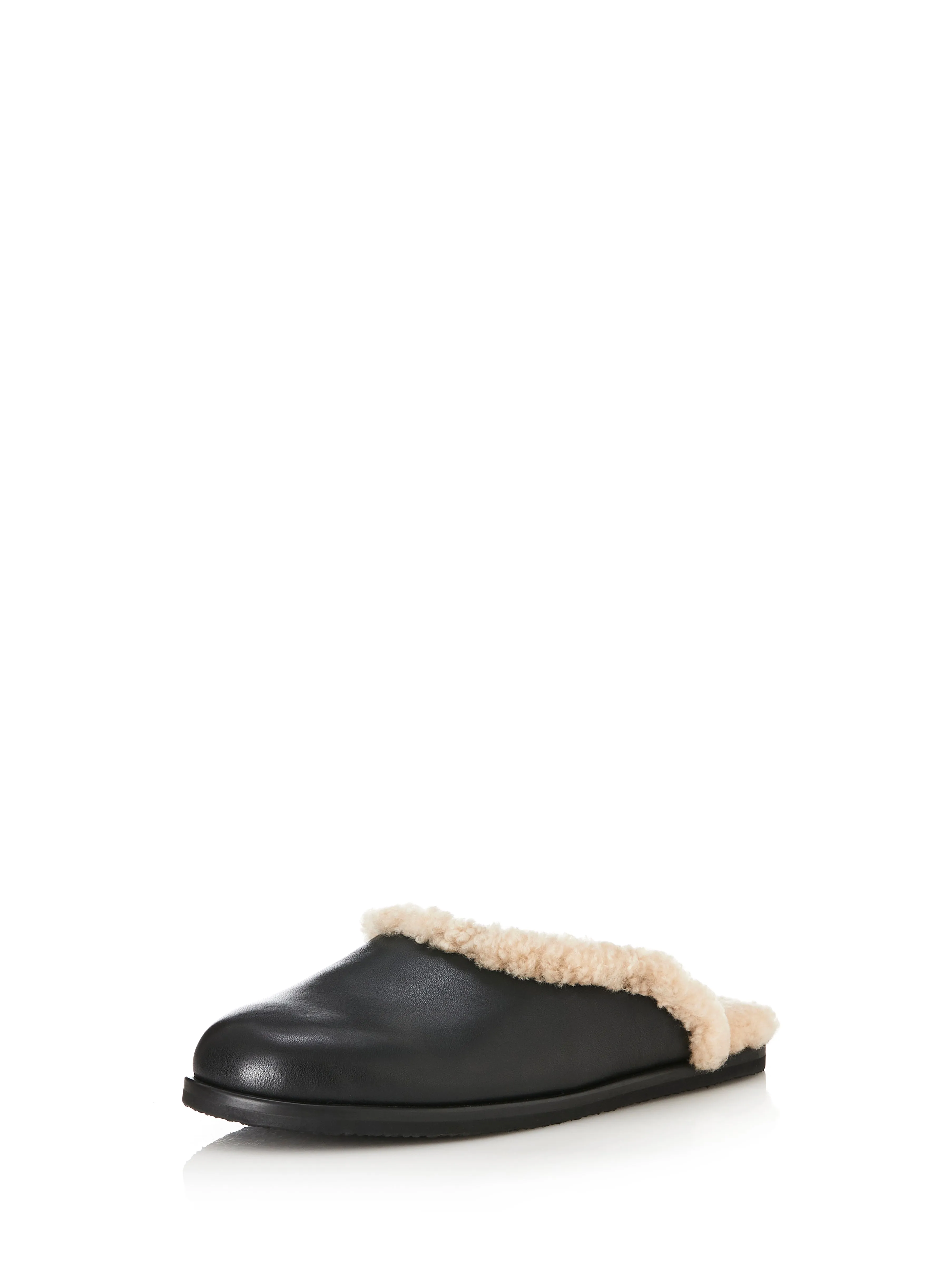Ferris // Black Shearling