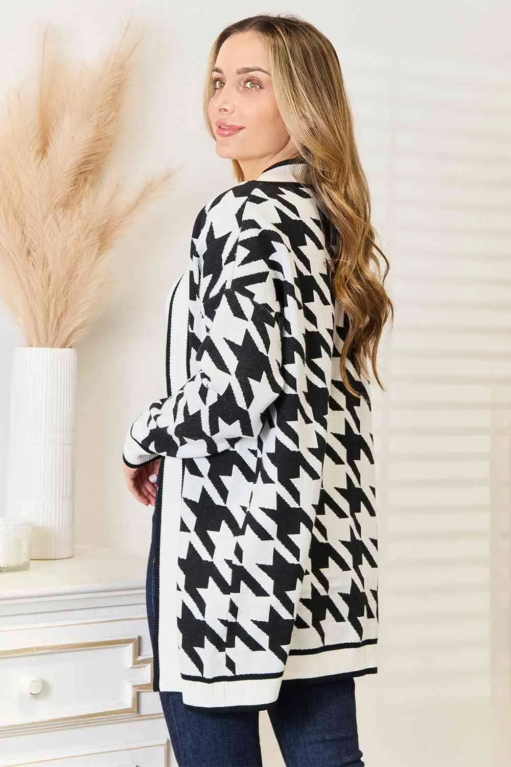 Houndstooth Cardigan