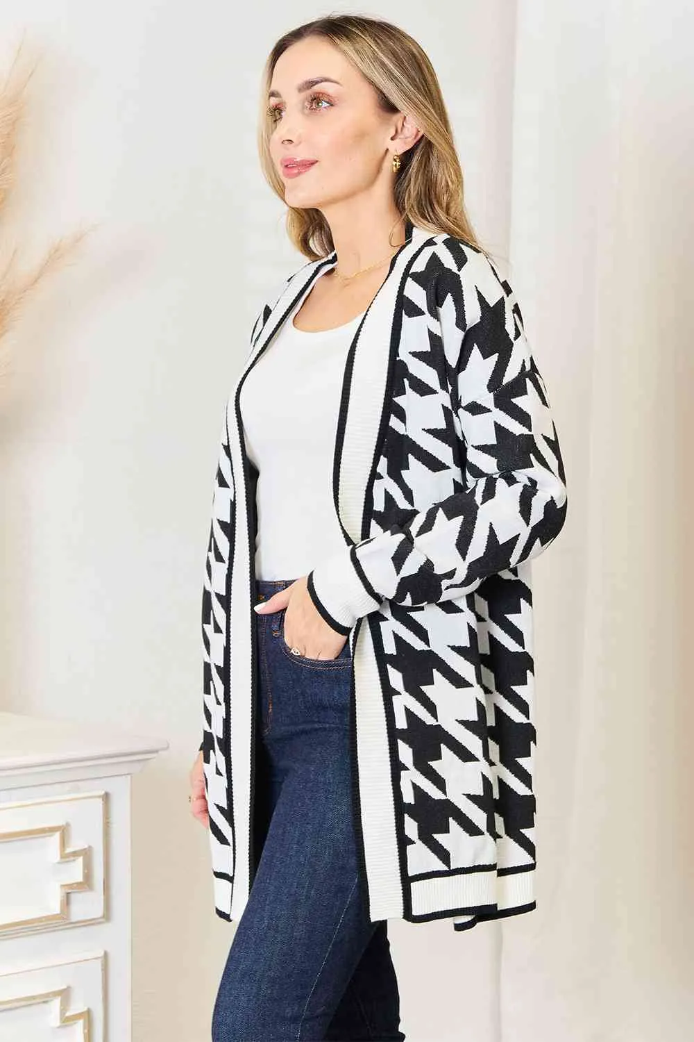 Houndstooth Cardigan