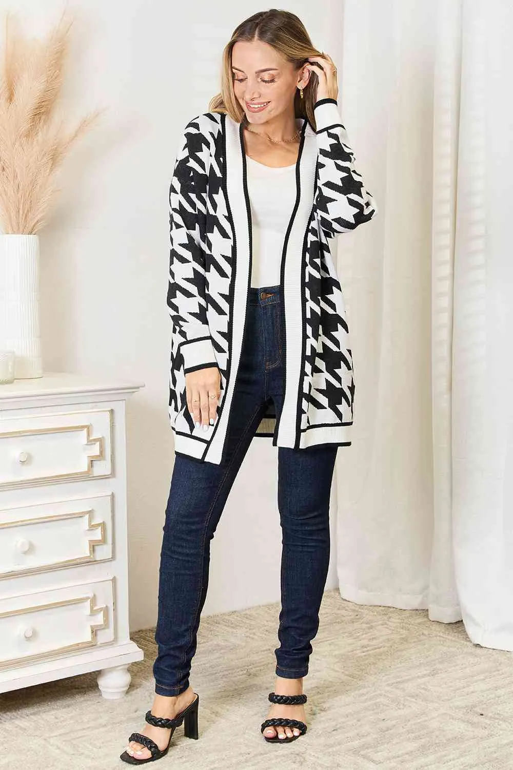 Houndstooth Cardigan