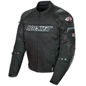 Joe Rocket 'Resistor' Mens Black Mesh Motorcycle Jacket