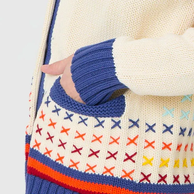 Kerri Rosenthal Joy Imperfect Heart Sweater Coat