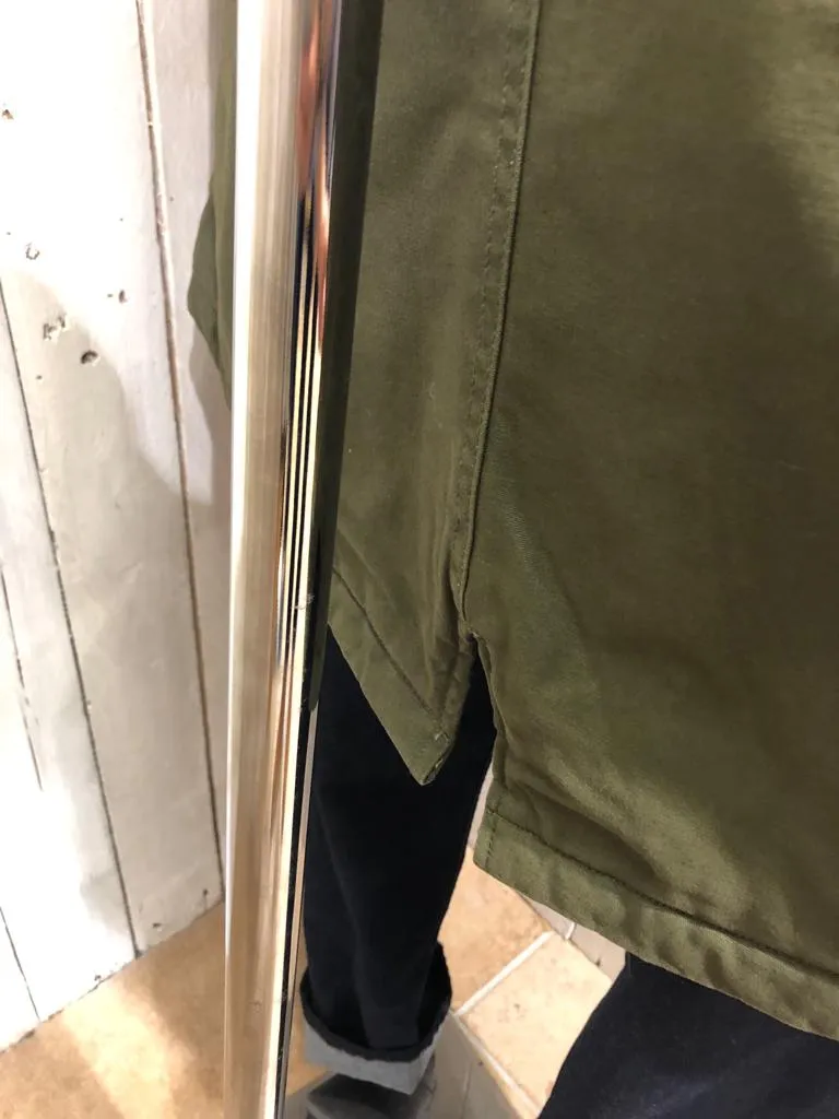 Lambretta Sherpa Parka - Khaki - Detachable Fur collar.
