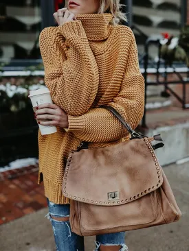 Long Sleeve Turtleneck Pullover Sweater