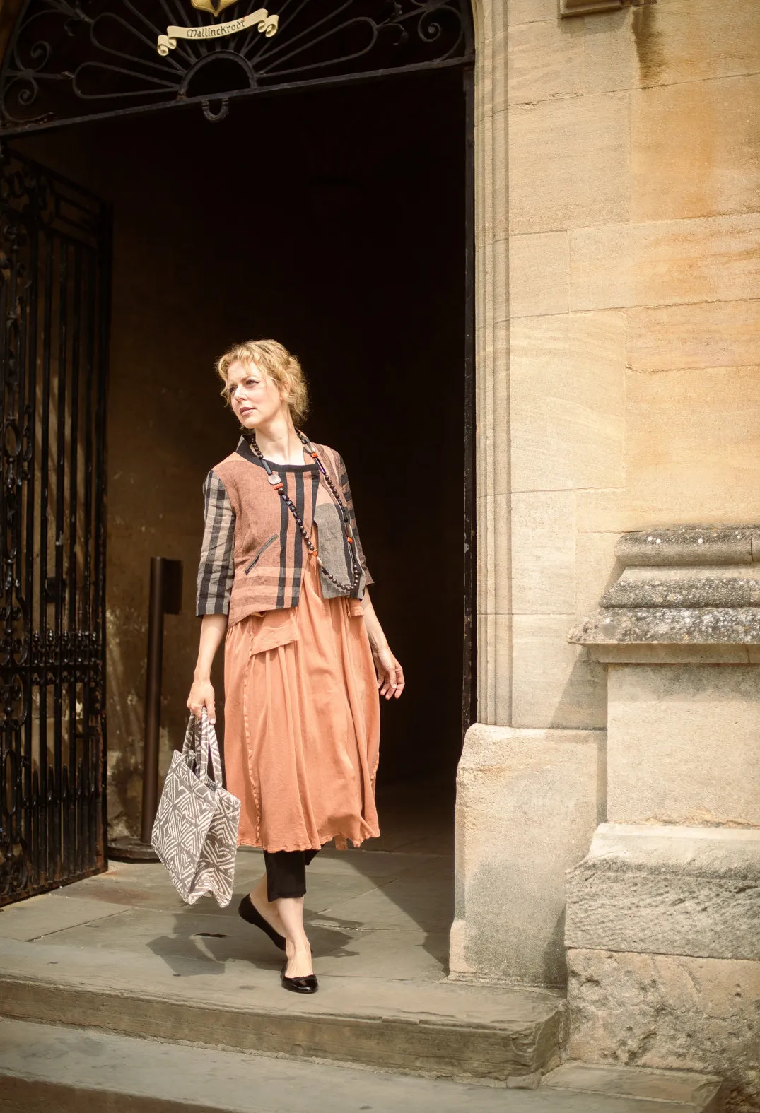 Longline Cardigan in Copper