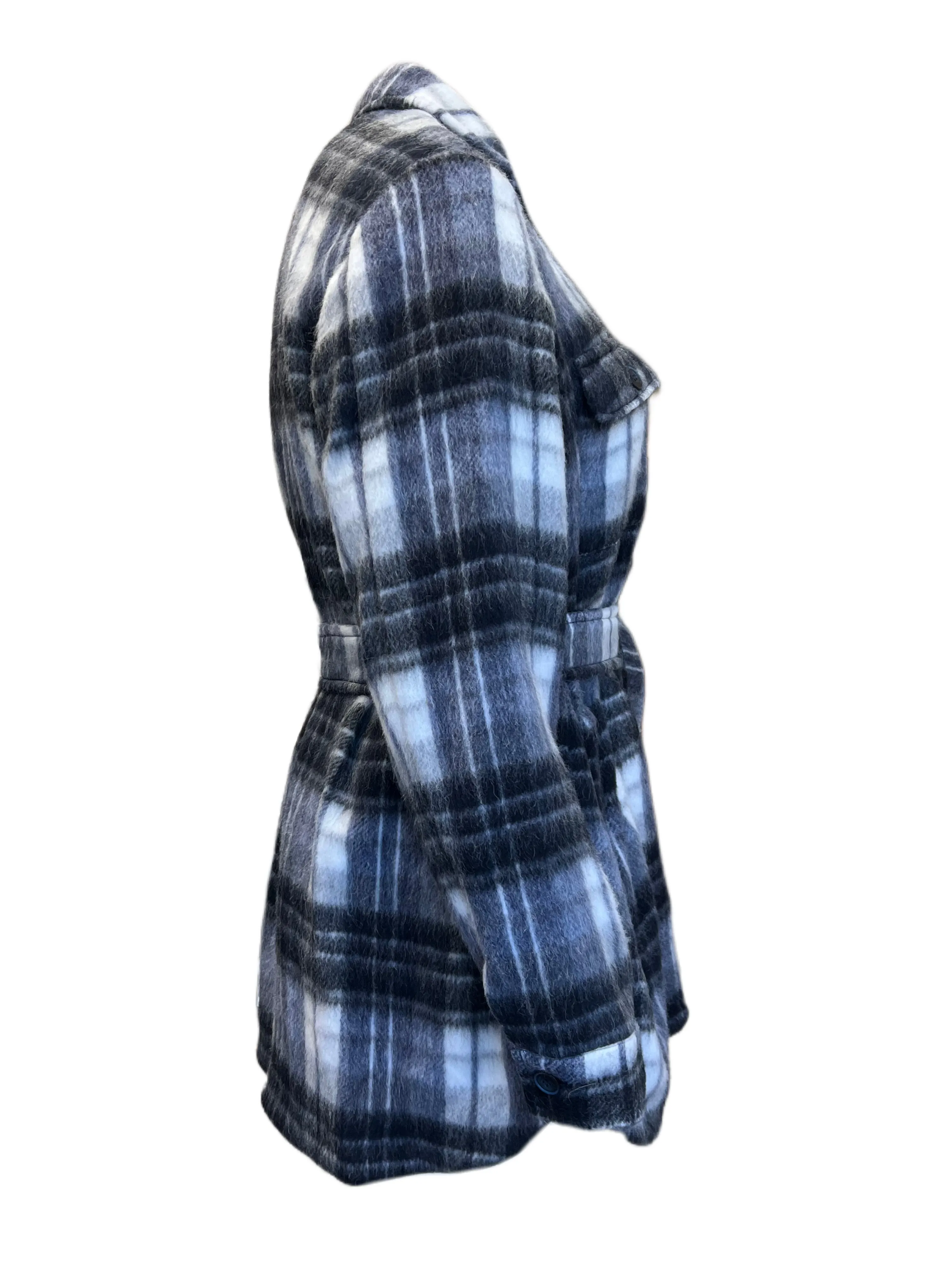 Marina Rinaldi Women's Blue Nadiabis Button Down Jacket NWT
