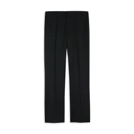 Men Mps-Volosts-Slim Fit Plain Suit Trouser - Black