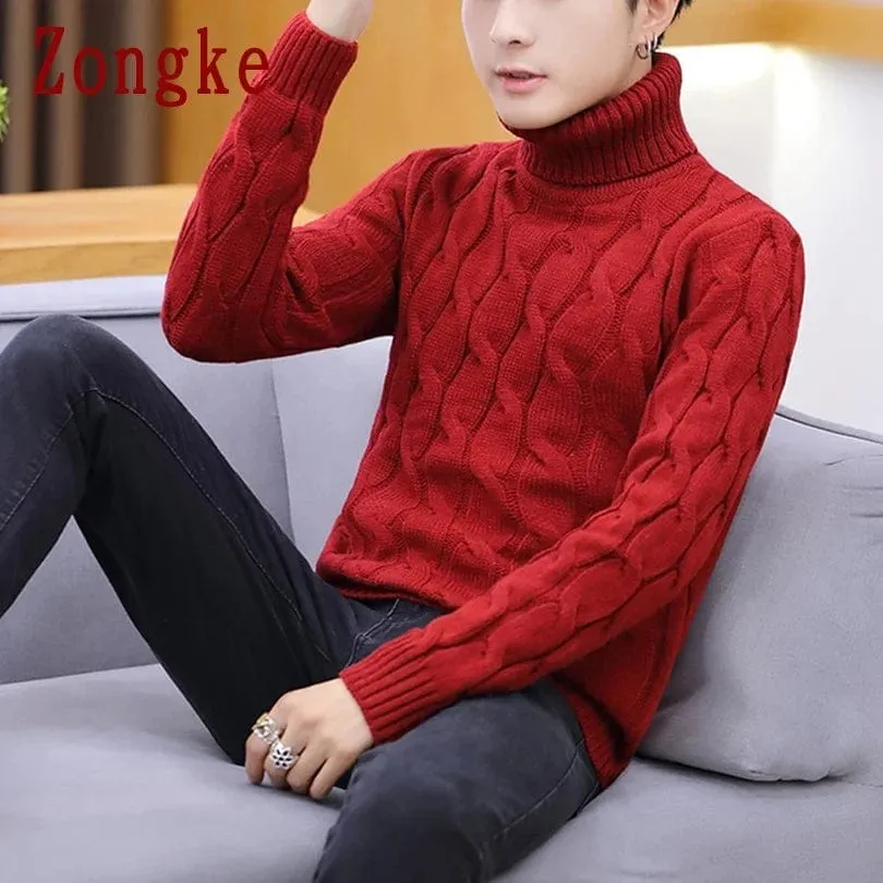 Men  Sweater  Solid Striped Pullover