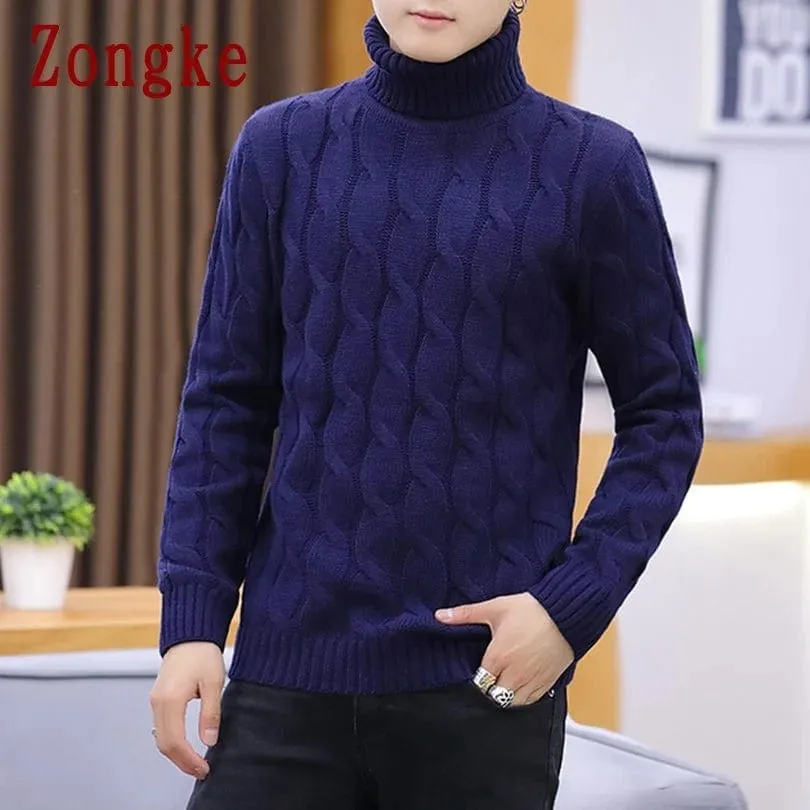 Men  Sweater  Solid Striped Pullover