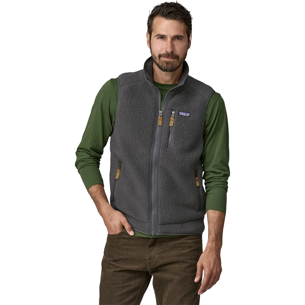 Men's Retro Pile Vest