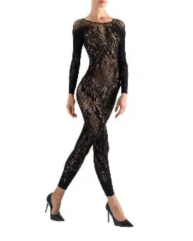 Natori Feathers Long Sleeve Lace Bodysuit