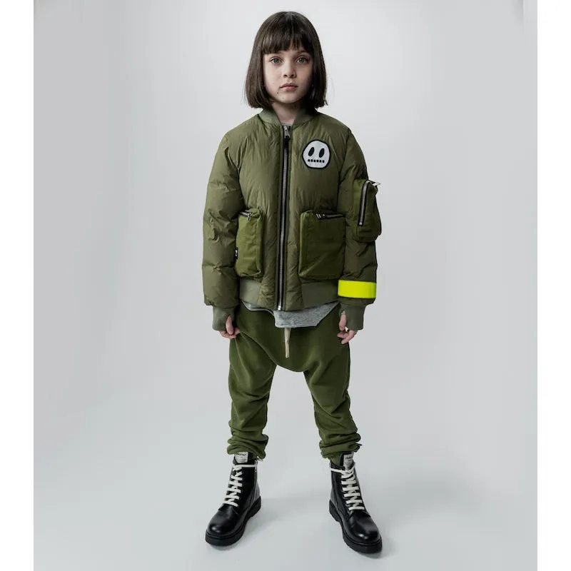 NUNUNU Cargo Bomber Down Jacket