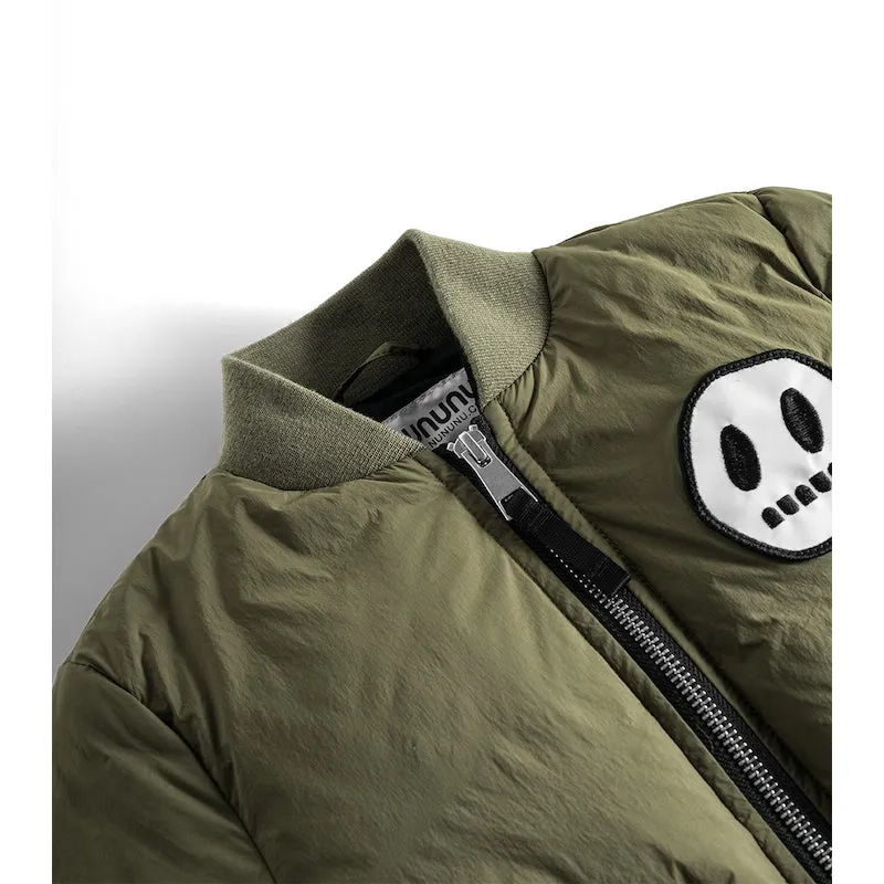 NUNUNU Cargo Bomber Down Jacket