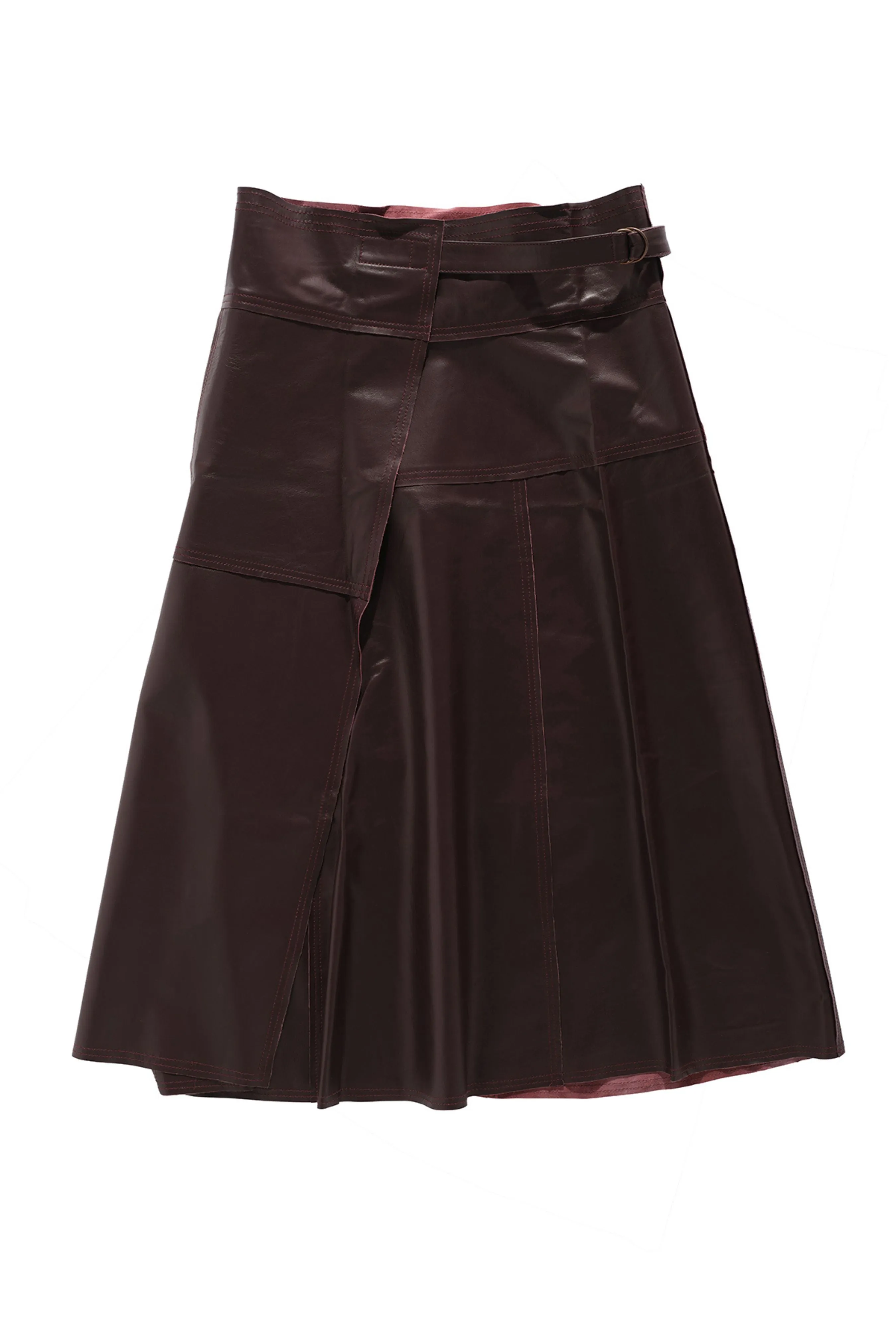 Paloma Leather Skirt