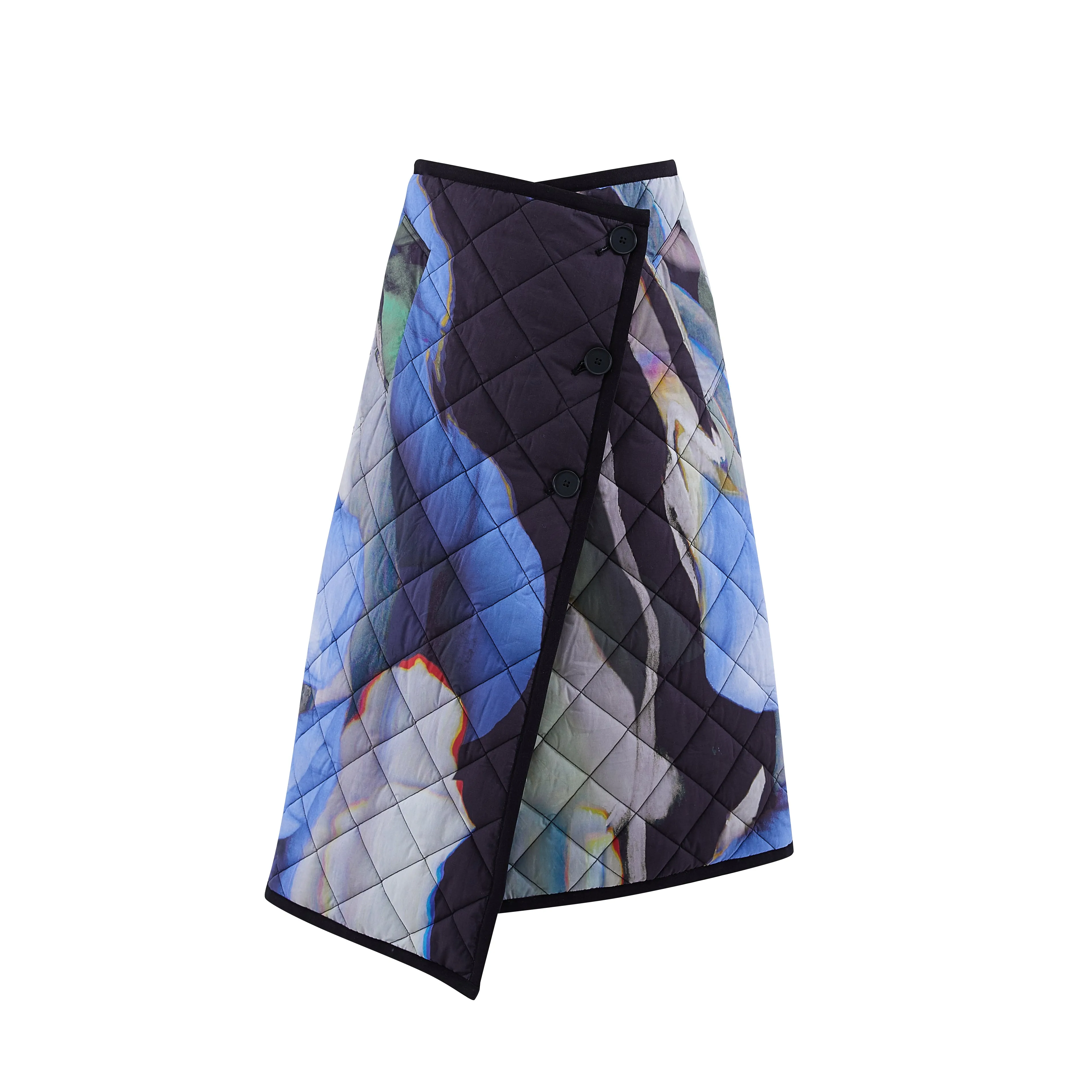Quilted blanket skirt