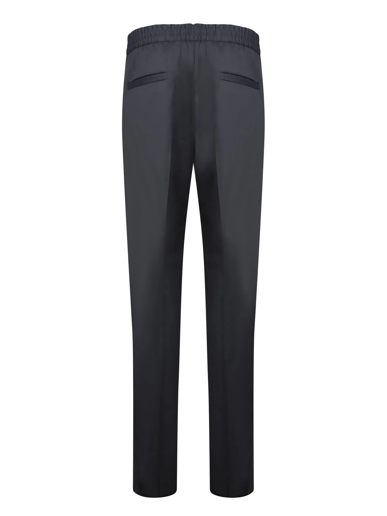 Retro Wool Blue Trousers