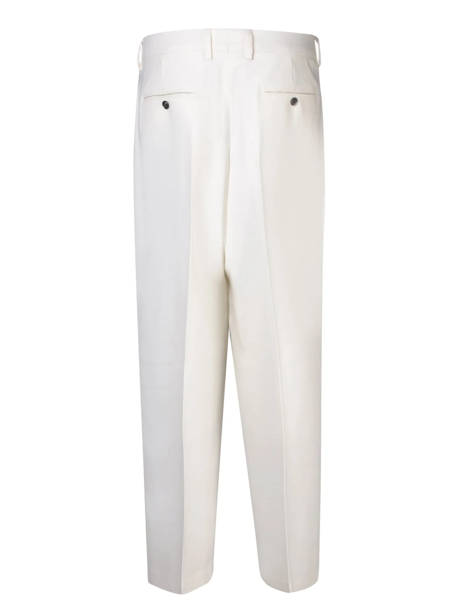 Straight taupe trousers