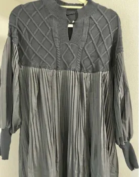 Sweater Women Split Big Size Knitting Sweater Loose Fit Turtleneck Long Sleeve S14003