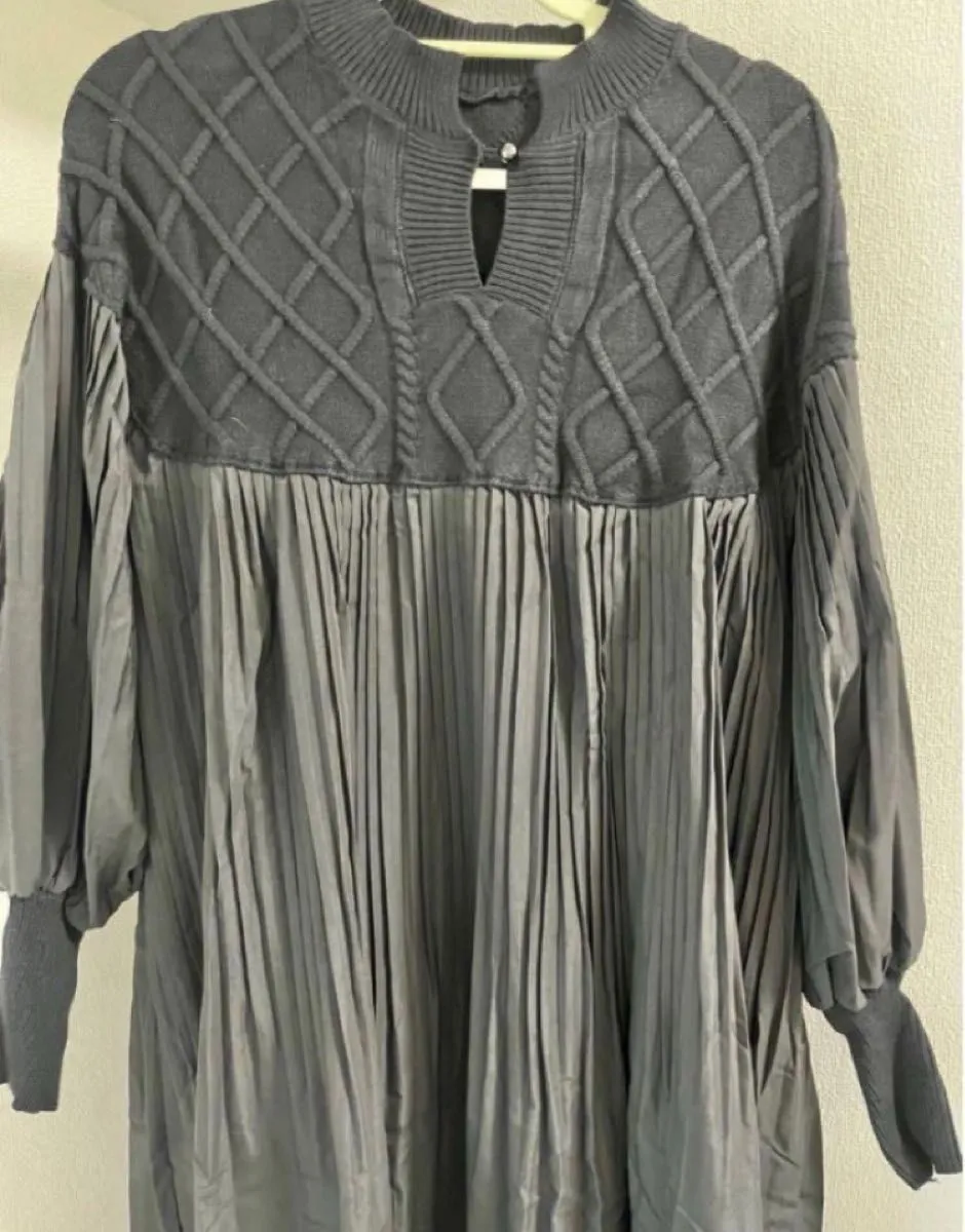 Sweater Women Split Big Size Knitting Sweater Loose Fit Turtleneck Long Sleeve S14003