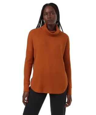 Ten Tree Ladies TreeWaffle Turtleneck LS Top