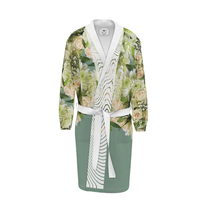 Wedding Flowers 2 Bathrobe