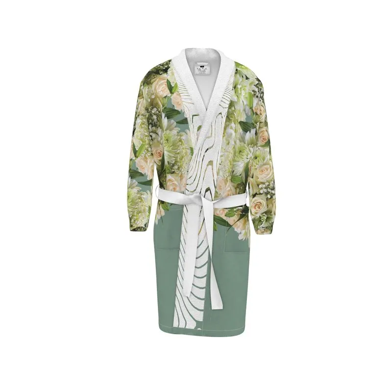 Wedding Flowers 2 Bathrobe
