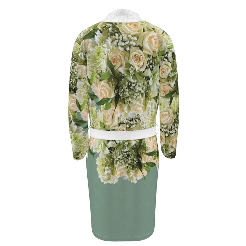 Wedding Flowers 2 Bathrobe