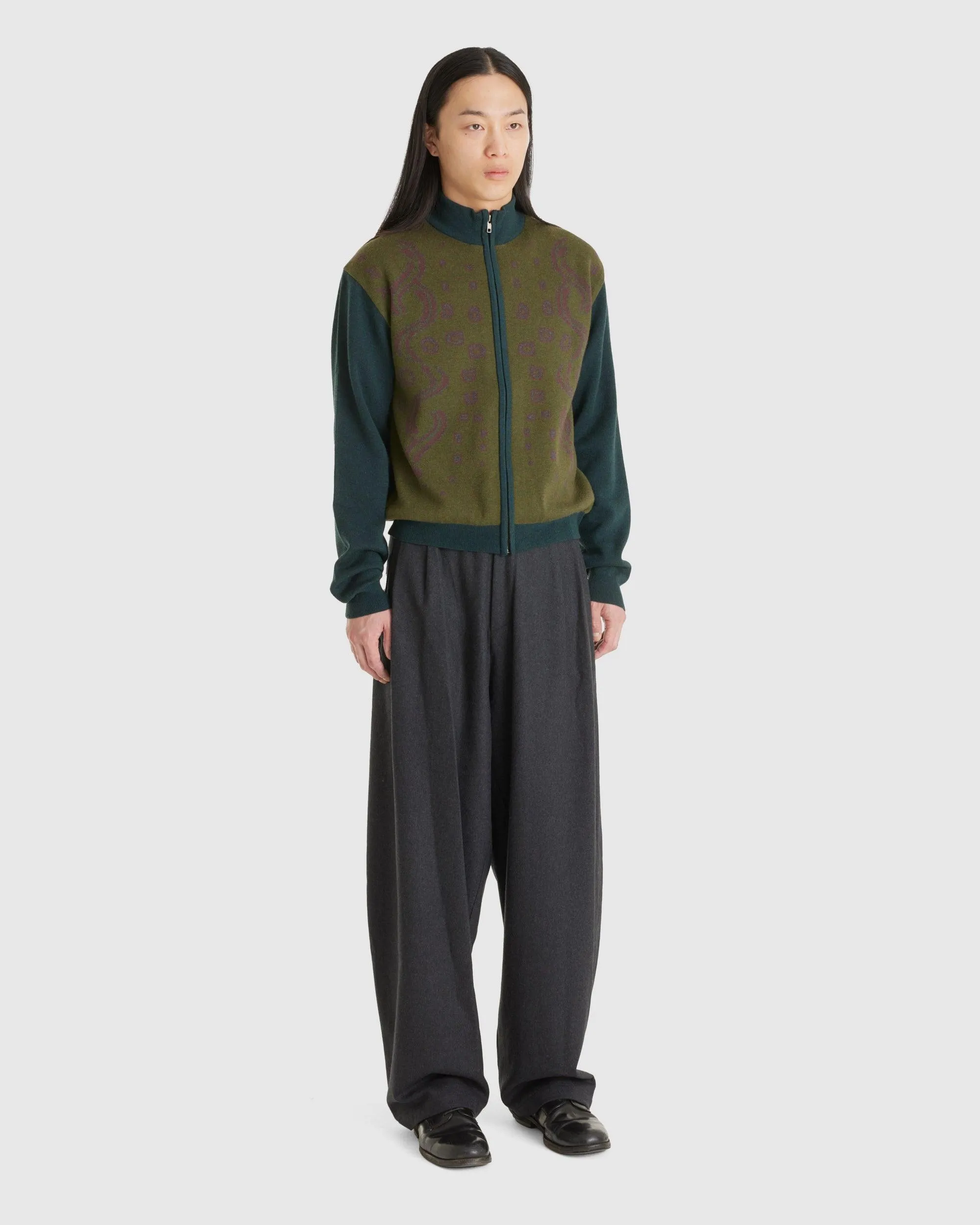 Wide Wool Pants